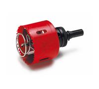 Cimco Scie cloche pour boîtes d'interrupteur complète avec tige de fixation 68 mm 207562