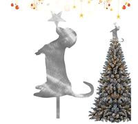 Cime d'arbre De Noël Décoration De Fête en Métal De 30 Cm