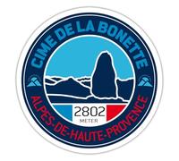 Cime De La Bonette Route Grandes Alpes Autocollant Sticker