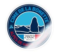 Cime De La Bonette Route Grandes Alpes Autocollant Sticker