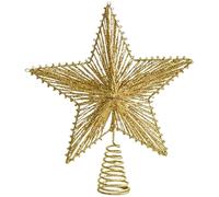Cime De Sapin De Noël - Décoration Scintillante,Étoile De Sommet d'arbre,pour Décoration Vintage de Table de Ferme Maison Extérieur Intérieur Représentation de la