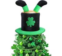 Cime de Sapin de Noël Saint Patrick - Décoration de la Saint Patrick | Ornement d'arbre De Fête - pour Salon Chambre Bureau Fête Cheminée Étagère Appartement