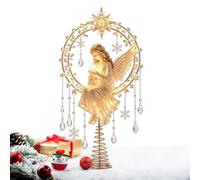 Cime De Sapin Lumineuse À LED Chaudes avec Base Amovible pour Table | Cime De Sapin Lumineuse À LED Chaudes Avec Base Amovible Pour Une Double Utilisation En Cime Ou En Décoration De Table