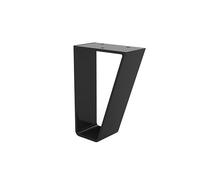 Cime - Pied de Table - Coloris Noir - Hauteur 150mm - Pieds - Robuste - Stabilite Garantie