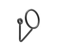 Cime - Porte manteau décoratif - Accessoire de rangement - Coloris noir - Patere murale - Combine design et practicité - Facile à installer