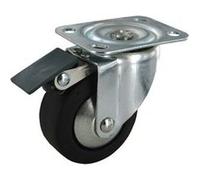 Cime Roulette Pivotante À Platine, Diam.65 Mm G