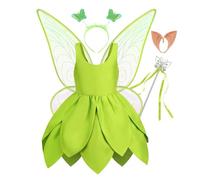 Cimefi Costume de Fée Clochette pour enfant fille fête d'anniversaire Fée Fancy Dress Up