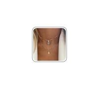 Cimenexe Collier Bohémien Superposé Collier Ras Du Cou Mauvais Oeil Collier Main Hamsa Collier Pendentif Oeil Du Diable Collier Chaine Rond Et Élégant Collier Main Fatima Bijoux En Chaine Pour Femmes