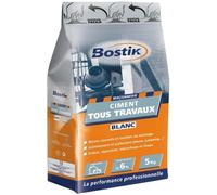 Ciment - BOSTIK - Blanc - Tous travaux - 5kg