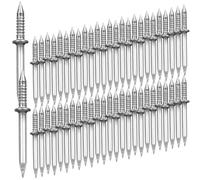 Ciment - Corne de mouton, corne de bœuf | Construction en acier au carbone à tête unique sans traces avec finition antirouille, design robuste supportant l'installation de la ligne de plinthe