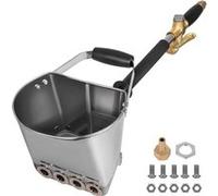 Ciment Mortier Pistolet à Pulvérisation, Machine à Crépir avec 4 Trous de Pulvérisation, Pulvérisateur de Sablon Platre Béton Mortier Chaux pour Peinture Murale G