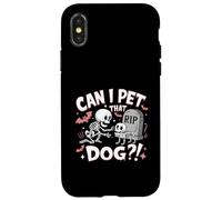 Cimetière d'halloween pour Amoureux des Chiens Can I Pet That Dog Coque pour iPhone X/XS