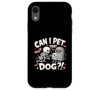 Cimetière d'halloween pour Amoureux des Chiens Can I Pet That Dog Coque pour iPhone XR