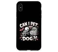 Cimetière d'halloween pour Amoureux des Chiens Can I Pet That Dog Coque pour iPhone XS Max