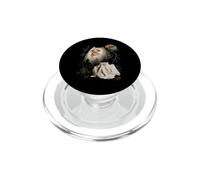 Cimetière hanté de Chats fantômes Vintage pour Halloween PopSockets PopGrip pour MagSafe