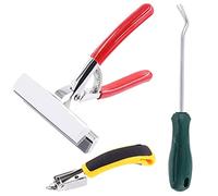 Cimeton Pince à toile robuste et extracteur d'agrafes pour tendre la toile et enlever les agrafes