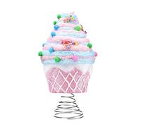 cimięr d'arbre de nõël - Décoration en Velours de 14 cm | Arbre à Desserts et Bonbons colorés, surmatelas Robuste en Mousse ABS pour Arbre de nõël, décoration de fête et de Vacances