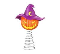 Cimier de sapin de Noël peu encombrant - Décoration d'Halloween en résine et métal - Décoration miniature pour appartement et bureau