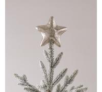 Cimier de Sapin en Verre en Forme d'Étoile