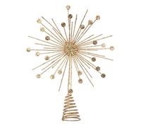 Cimier de sapin - Feeric - Marron glacé - 100% acier - H27cm - Décoration de Noël