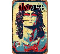 Cimily Jim Morrison The Doors Poster Étain rétro Signe Vintage Affiche Plaque Murale décor pour Bar café Jardin Chambre Bureau hôtel 20X30 cm