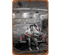 Cimily Legendary Crossroads Marilyn Monroe Elvis Presley Étain rétro Signe Vintage Affiche Plaque Murale décor pour Bar café Jardin Chambre Bureau hôtel 20X30 cm