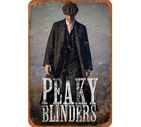 Cimily Peaky Blinders Tommy Étain rétro Signe Vintage Affiche Plaque Murale décor pour Bar café Jardin Chambre Bureau hôtel 20X30 cm