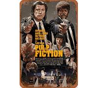Cimily Pulp Fiction Poster II Étain rétro Signe Vintage Affiche Plaque Murale décor pour Bar café Jardin Chambre Bureau hôtel 20X30 cm