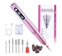 CIMOYBAI Lime a Ongle Electrique, 30000 tr/min Ponceuse a Ongle, ponceuse pour Ongles Professionnel avec LED Écran Numérique, Ponceuse Oongles avec Pointe en Céramique pour Manucure et Pedicure