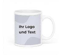 Cimpress Lot de 1 Mug Personnalisable Photo Texte, 325 ml, Blanc, Tasse A Cafe Personnalisée Prénom, Tasses d'entreprise avec son propre logo, Cadeau d'Entreprise, Collègue