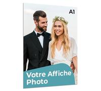 Cimpress Poster imprimable personnalisé, Art mural vertical avec photo et texte - Design personnalisé sur A4, A3, A2, A1, B2 - Pour la maison, le bureau ou les cadeaux (A1 (59.4 x 81.4cm))