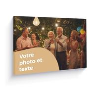 Cimpress Tableau Photo Personnalisé sur Toile, Image, Texte ou Logo, 60 x 90 cm, Format horizontal, Décoration Murale Maison ou Bureau, Cadeau de Saint-Valentin pour couple, famille et amis