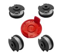 cimsfcor Bobine de Fil de Rechange pour Einhell GE-CT 18/28 Li avec Couvercle de Bobine pour Coupe-Bordures GE-CT 18/28 Li GE-CT 18/28 Li TC (4 bobines + 1 Capuchon)