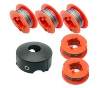 cimsfcor F016800175 Pro-Tap Bobine de fil de débroussailleuse avec capuchon F016L71088 pour Bosch ART 23 Combitrim, Art 26 Combitrim, Art 30 Combitrim, Art 23 Easytrim, Art 26 Easytrim (5 bobines + 1