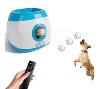 cimsfcor Grand lanceur de balle automatique pour chien, jouet interactif rechargeable pour animal de compagnie, lanceur de balle de tennis pour chien, 3 modes de distance de tir, avec 3 tennis ETPU