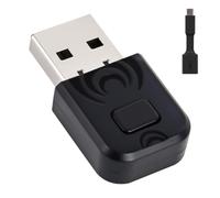 CINAMON Audio Dongle PS5, USB Adaptateur Audio PC, Bluetooth 5.3 Dongle avec Aptx-Adaptive, Faible Latence USB Adaptateur Dongle pour Switch, PS4, Supporte Casque de Jeu Écouteur Enceinte