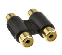 kenable Coupleur RCA Phono Double Femelle vers Double Femelle Audio/Vidéo Connecteur Adaptateur Contacts Dorés
