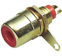 Cinch/RCA embase femelle TRU COMPONENTS TC-2518016 Nombre de pôles: 2 rouge 100 pc(s)