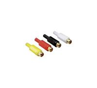 Cinch/RCA femelle, droit TC-2501073 Nombre de pôles (num): 2 mono jaune, rouge, noir, blanc 1 set