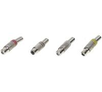 Cinch/RCA femelle, droit TRU COMPONENTS TRU-30K106 1601059 Nombre de pôles: 2 mono rouge, noir, jaune, blanc 4 pc(s)