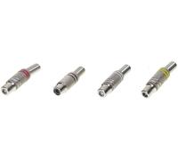Cinch/RCA femelle, droit TRU COMPONENTS TRU-30K106 1601059 Nombre de pôles: 2 mono rouge, noir, jaun