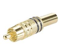 Cinch/RCA mâle, droit BKL Electronic 0101006 Nombre de pôles (num): 2 noir 1 pc(s)