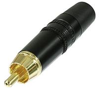 Cinch/RCA mâle, droit Rean AV NYS373-0 Nombre de pôles: 2 noir