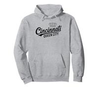 Cincinnati Ohio Queen City pour Homme et Femme. Sweat à Capuche