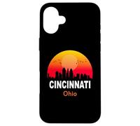 Cincinnati Ohio Vintage Sunset Retro City State USA Coque pour iPhone 16 Plus