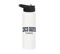 Cinco Bayou Florida Vintage Stainless Steel Insulated Water Bottle