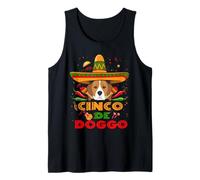 Cinco de Doggo Beagle Dog Funny Cinco De Mayo Débardeur