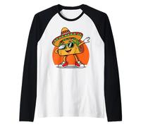 Cinco de Mayo Dabbing Taco Lover Funny Fiesta Mexican Party Manche Raglan