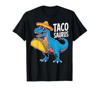 Cinco De Mayo Dinosaure Mexicain Taco Saurus Fiesta Mexico Garçon T-Shirt