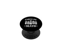 Cinco De Mayo Funny 5 Mayonnaise Food Pun Mexican Holiday PopSockets PopGrip Adhésif
